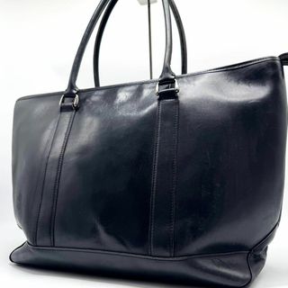 エルエルビーン(L.L.Bean)の【激レア✨】L.L.Bean トートバッグ 内側アニマル ビジネス 裏地総柄 黒(トートバッグ)