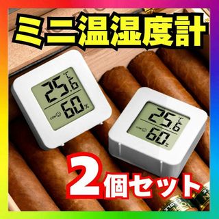 【2個】デジタル温湿度計 室内 湿度計 ミニモニター 熱中症対策 ベビールーム