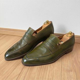 極美品 60万円 ベルルッティ アンディ パティーヌレザーローファーシューズ