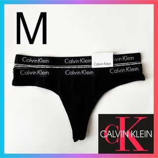 レア 下着 USA カルバンクライン Tショーツ 2枚 M 黒 白黒ボーダー