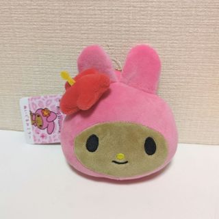 サンリオ(サンリオ)のマイメロディ　日焼け　ミラー付きマスコットキーホルダー　チャーム　しまむら(キーホルダー)