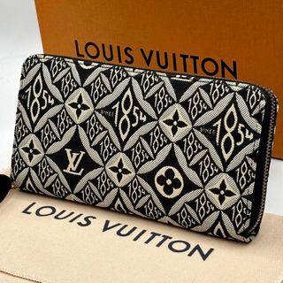 ルイヴィトン(LOUIS VUITTON)の極美品 レア品 ルイヴィトン モノグラム ジャガード ジッピーウォレット 長財布(財布)
