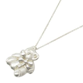 ティファニー(Tiffany & Co.)のティファニー TIFFANY＆CO テディベアネックレス ネックレス ジュエリー シルバー925 レディース シルバー系 【中古】(ネックレス)