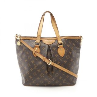 ルイヴィトン(LOUIS VUITTON)のルイ・ヴィトン LOUIS VUITTON パレルモPM モノグラム ハンドバッグ バッグ PVCコーティングキャンバス レザー レディース ブラウン系 M40145 【中古】(ハンドバッグ)