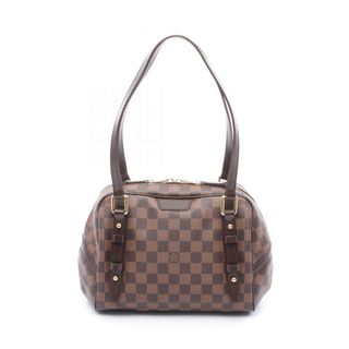 ルイヴィトン(LOUIS VUITTON)のルイ・ヴィトン LOUIS VUITTON リヴィントンPM ダミエエベヌ ショルダーバッグ バッグ PVCコーティングキャンバス レザー レディース ブラウン系 N41157 【中古】(ショルダーバッグ)