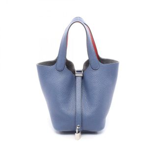 エルメス(HERMES)のエルメス HERMES ピコタンロック エクラPM ブルーブライトン カプシーヌ ハンドバッグ バッグ トリヨンクレマンス トリヨンクレマンス C刻印（2018年製造） レディース ブルー系 【中古】(ハンドバッグ)