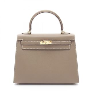 エルメス(HERMES)のエルメス HERMES ケリー25 エトゥープ ハンドバッグ バッグ ヴォーエプソン ヴォーエプソン K刻印（2025年製造） レディース ベージュ系 【中古】(ハンドバッグ)