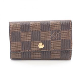 ルイヴィトン(LOUIS VUITTON)のルイ・ヴィトン LOUIS VUITTON ミュルティクレ6 ダミエエベヌ キーケース アクセサリー PVC メンズ レディース ブラウン系 N62630 【中古】(キーケース)