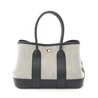 エルメス(HERMES)のエルメス HERMES ネオガーデン23 エクリュ トートバッグ バッグ トワルアッシュヴァイキング / ネゴンダ ネゴンダ W刻印（2024年製造） レディース グレー系 / ブラック系 086418CK 【中古】(トートバッグ)