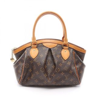 ルイヴィトン(LOUIS VUITTON)のルイ・ヴィトン LOUIS VUITTON ティヴォリPM モノグラム ハンドバッグ バッグ PVCコーティングキャンバス レザー レディース ブラウン系 M40143 【中古】(ハンドバッグ)