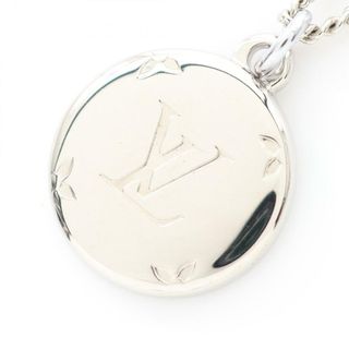 ルイヴィトン(LOUIS VUITTON)のルイ・ヴィトン LOUIS VUITTON リングネックレス モノグラム ネックレス ジュエリー ステンレススチール シルバー メンズ レディース シルバー系 M62485 【中古】(ネックレス)