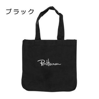 RHC トートバッグ キャンバス エコバック LA限定 ロゴ入り 刺繍 ブラック(トートバッグ)