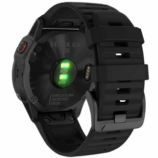 【新着商品】26mm シリコンウォッチバンド 替えベルト はに適合 GARMIN(その他)