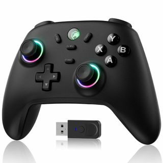 【特価セール】PC コントローラー 無線/有線接続 2.4Gレシバー付き ホール