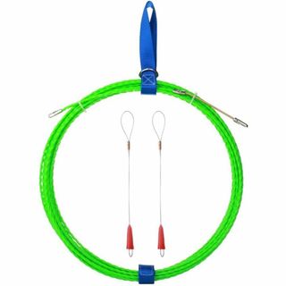 【在庫処分】FANAHOKO通線ワイヤー φ4.5mm*10m 通線工具 スチー