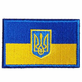 ウクライナ ワッペン ミリタリー ベルクロ 国旗 ukuraina patch 