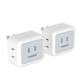 コンセントタップ TESSAN 3AC口 電源タップ 雷ガード たこあしコンセン