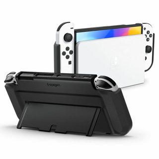 Spigen Switch 有機el カバー ドック対応 スタンド保護 薄型 着