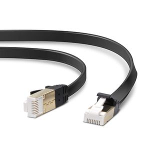 【在庫セール】エレコム LANケーブル Cat7 爪折れ防止 フラット 1m ブ(PC周辺機器)