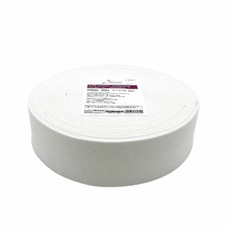 レオニス ソフト織ゴム(白) 巾55mm 30m巻