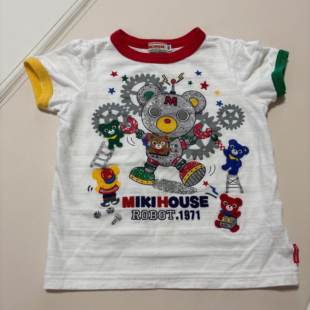 MIKI HOUSE アドベンチャー Tシャツ 100 mikihouse - ミキハウス Tシャツ 豪華 100cmの通販 by えみり's