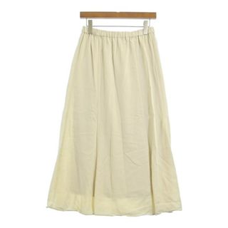 アーバンリサーチドアーズ(URBAN RESEARCH DOORS)のURBAN RESEARCH DOORS ロング・マキシ丈スカート M 白 【古着】【中古】【送料無料】(ロングスカート)