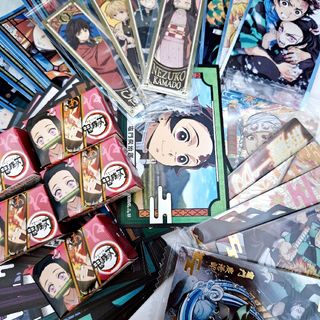 鬼滅の刃 食玩 ステッカー シール カード