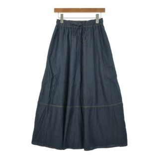 STRAWBERRY Fields ロング・マキシ丈スカート M 紺 【古着】【中古】【送料無料】(ロングスカート)