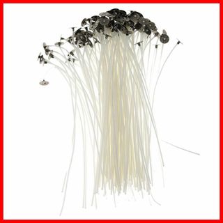 KOZEEY ろうそく キャンドル ロウソクの芯 ウィック 事前塗り 50pcs