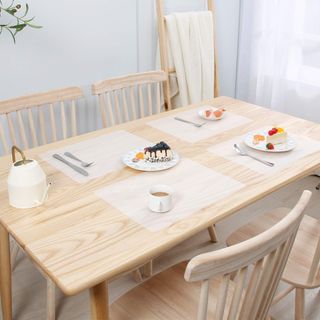【在庫セール】Topfinel ランチョンマット シリコン ４枚セット 撥水 多
