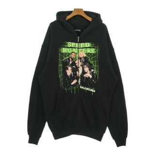 バレンシアガ(BALENCIAGA)のBALENCIAGA バレンシアガ パーカー XS 黒 【古着】【中古】【送料無料】(パーカー)