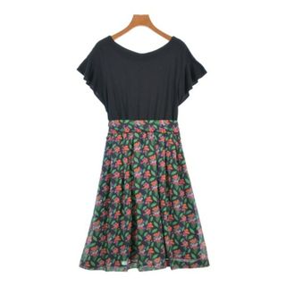 ブルーレーベルクレストブリッジ(BLUE LABEL CRESTBRIDGE)のBLUE LABEL CRESTBRIDGE ワンピース S 黒 【古着】【中古】【送料無料】(ひざ丈ワンピース)