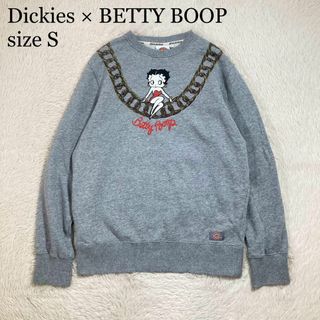 美品 ディッキーズ ベティブープ コラボ トレーナー スウェット 裏起毛 ロゴ