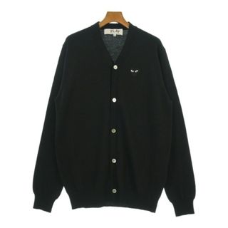 PLAY COMME des GARCONS カーディガン XXL 黒 【古着】【中古】【送料無料】(カーディガン)