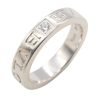 ブルガリ(BVLGARI)のブルガリ BVLGARI B-zero1 ビーゼロワン リング 1PD リング・指輪 ジュエリー K18WG（ホワイトゴールド） ダイヤモンド メンズ レディース クリア系 【中古】(リング(指輪))
