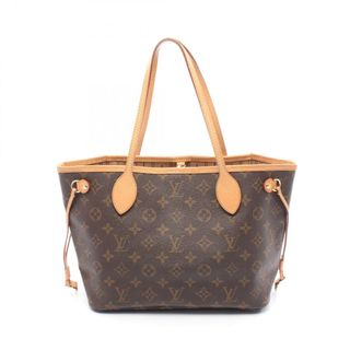 ルイヴィトン(LOUIS VUITTON)のルイ・ヴィトン LOUIS VUITTON ネヴァーフルPM モノグラム トートバッグ バッグ PVCコーティングキャンバス レザー レディース ブラウン系 M40155 【中古】(トートバッグ)