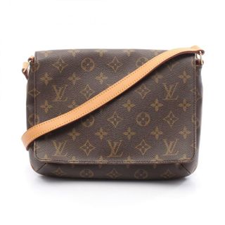 ルイヴィトン(LOUIS VUITTON)のルイ・ヴィトン LOUIS VUITTON ミュゼットタンゴ ショートストラップ モノグラム ショルダーバッグ バッグ PVCコーティングキャンバス レザー レディース ブラウン系 M51257 【中古】(ショルダーバッグ)