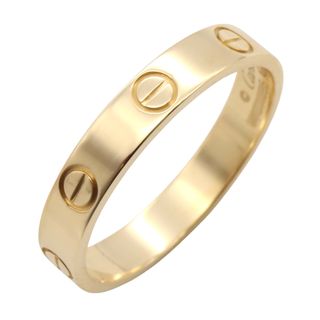 カルティエ(Cartier)のカルティエ CARTIER ミニラブリング リング・指輪 ジュエリー K18（イエローゴールド） メンズ レディース ゴールド系 【中古】(リング(指輪))