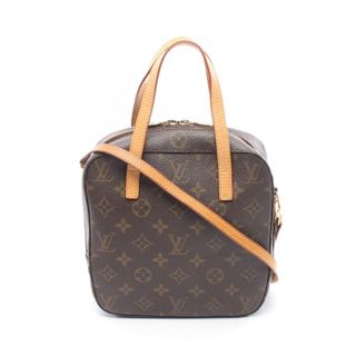 ルイヴィトン(LOUIS VUITTON)のルイ・ヴィトン LOUIS VUITTON スポンティーニ モノグラム ハンドバッグ バッグ PVCコーティングキャンバス レザー レディース ブラウン系 M47500 【中古】(ハンドバッグ)
