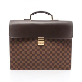 ルイヴィトン(LOUIS VUITTON)のルイ・ヴィトン LOUIS VUITTON アルトナGM ダミエエベヌ ブリーフケース バッグ PVCコーティングキャンバス レザー メンズ ブラウン系 N53312 【中古】(ビジネスバッグ)
