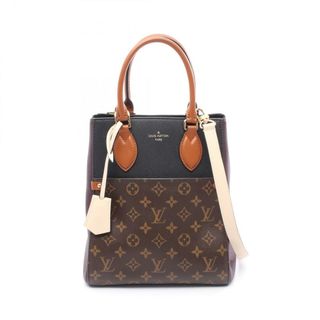 ルイヴィトン(LOUIS VUITTON)のルイ・ヴィトン LOUIS VUITTON フォールド トートMM ノワール アラマント クレーム ハンドバッグ バッグ PVCコーティングキャンバス レザー モノグラム レディース ブラック系 / ボルドー系 / マルチカラー M45409 【中古】(ハンドバッグ)