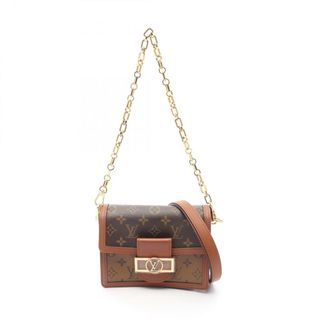 ルイヴィトン(LOUIS VUITTON)のルイ・ヴィトン LOUIS VUITTON ドーフィーヌ MINI ショルダーバッグ バッグ PVCコーティングキャンバス レザー モノグラム・リバース レディース ブラウン系 / ベージュ系 M44580 【中古】(ショルダーバッグ)