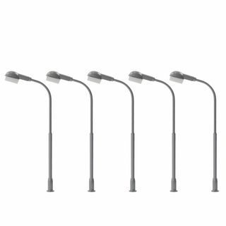 LD10Nモデル街灯 道路灯 街灯柱 LED ライト白色光 52mm 1:144