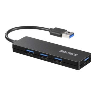 バッファロー USB ハブ USB3.0 スリム設計 4ポート バスパワー 軽量