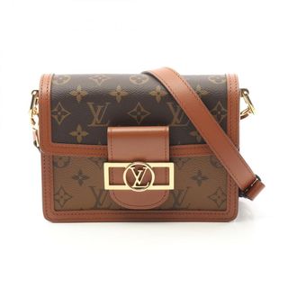ルイヴィトン(LOUIS VUITTON)のルイ・ヴィトン LOUIS VUITTON ドーフィーヌ MINI モノグラムリバース ショルダーバッグ バッグ PVCコーティングキャンバス レザー レディース ブラウン系 / ベージュ系 M45959 【中古】(ショルダーバッグ)