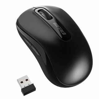 バッファロー マウス 無線 ワイヤレス 5ボタン 【戻る/進むボタン搭載】 小型