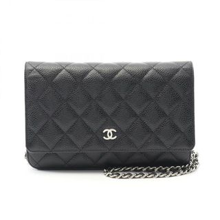 シャネル(CHANEL)のシャネル CHANEL マトラッセ ショルダーバッグ バッグ キャビアスキン(グレインドカーフ) レディース ブラック系 AP0250 【中古】(ショルダーバッグ)