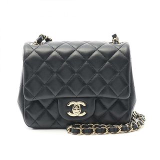 シャネル(CHANEL)のシャネル CHANEL ミニマトラッセ ショルダーバッグ バッグ ラムスキン（羊革） レディース ブラック系 A35200 【中古】(ショルダーバッグ)