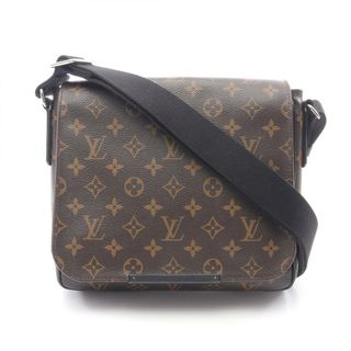 ルイヴィトン(LOUIS VUITTON)のルイ・ヴィトン LOUIS VUITTON ディストリクトPM モノグラムマカサー ショルダーバッグ バッグ PVCコーティングキャンバス レザー メンズ ブラウン系 / ブラック系 M40935 【中古】(ショルダーバッグ)