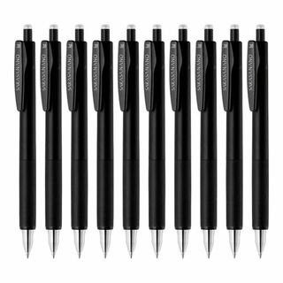 ゼブラ ジェルボールペン サラサナノ 0.38mm 黒 10本 B-JJX72-(その他)